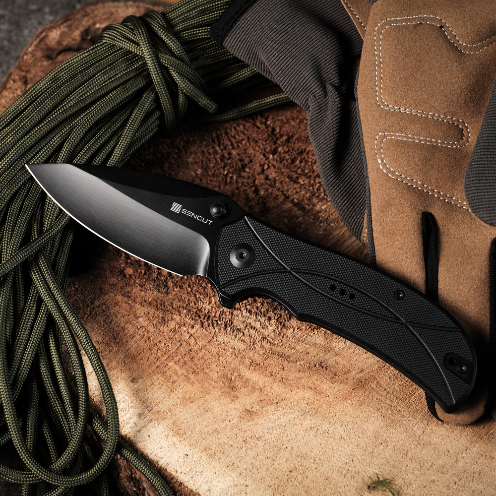 Нож складной туристический Sencut Hyrax, (8.4 см) 9Cr18MoV / G10 черный